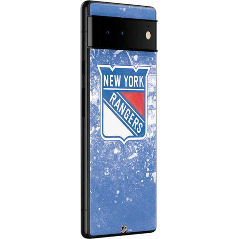 NHL New York Rangers Frozen Google Pixel 6 Skin